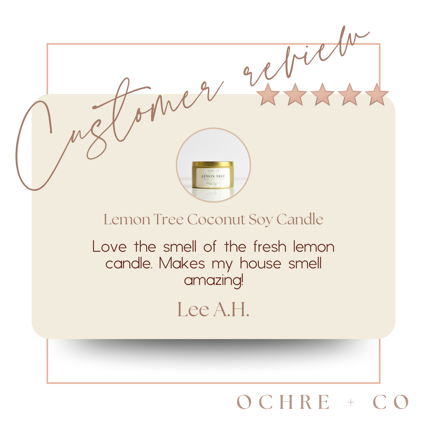 Lemon Tree - Coconut Soy Candle