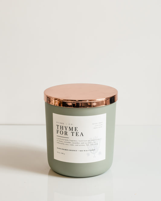 Thyme for Tea - Coconut Soy Candle