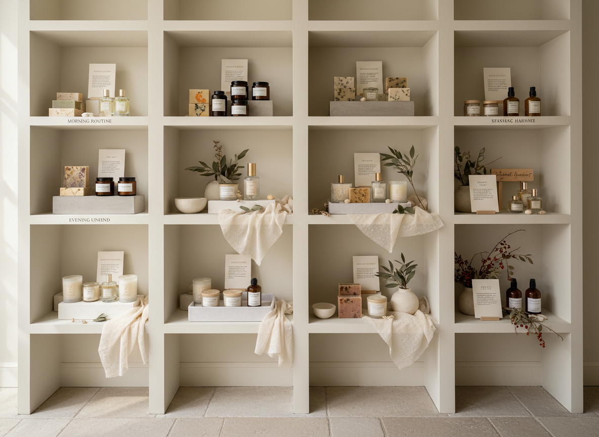 OCHRE apothecary shelves